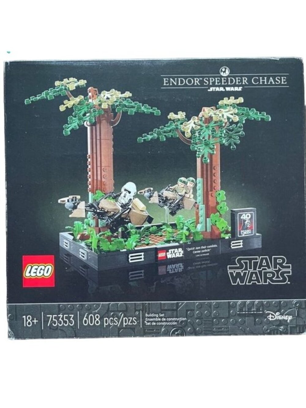 Lego Star Wars Endor Speed Chase Diorama Collection 75353 New Gift
